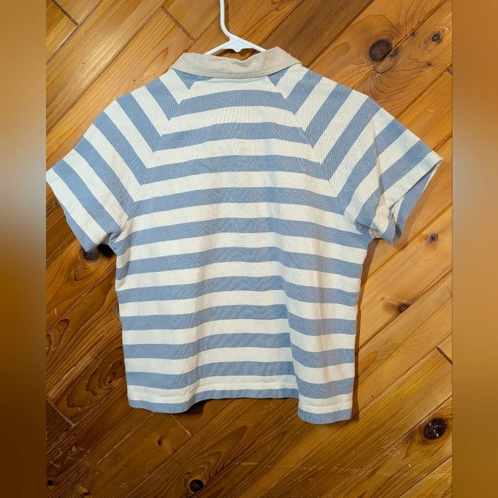 Toad&Co Sky Blue and White Striped Tee Size XS